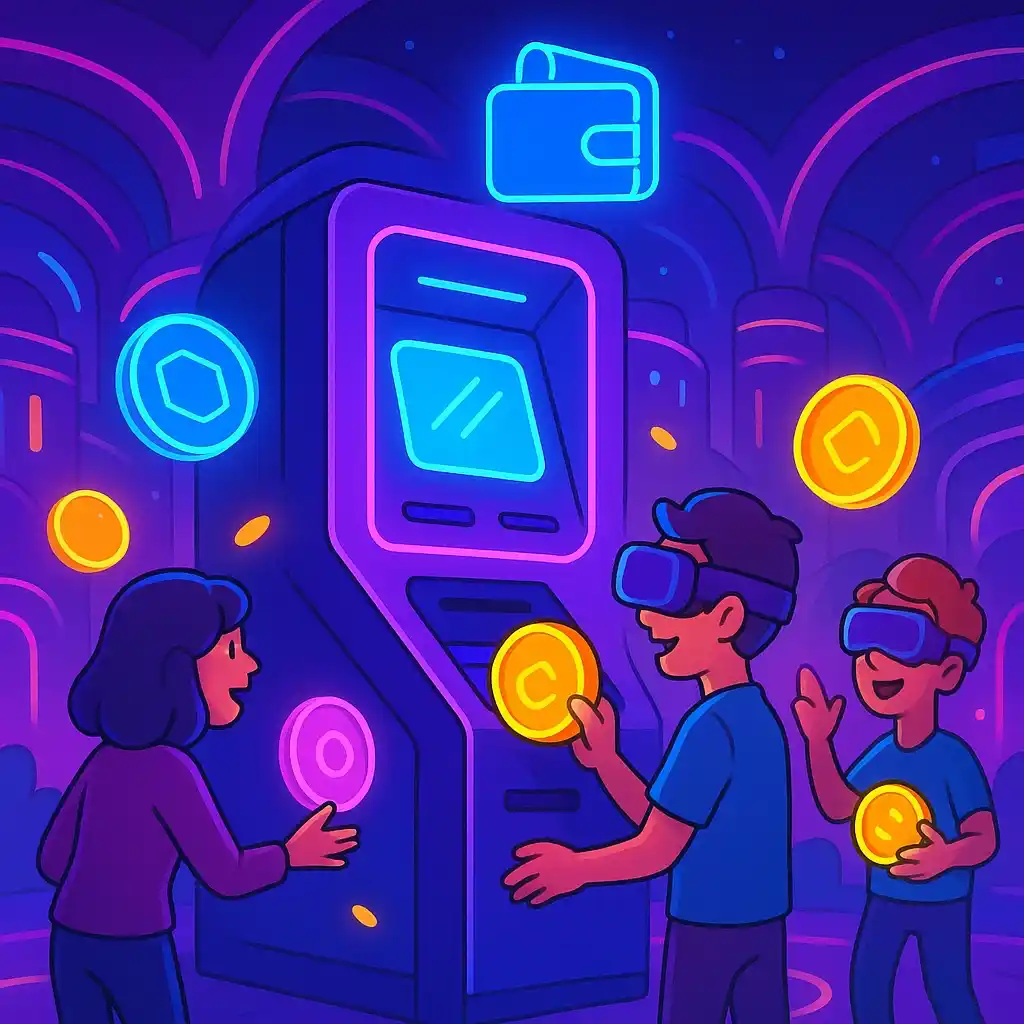 Avatars using AR glasses projecting Metaverse roulette and poker in their room